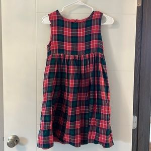 Mini Boden Flannel plaid dress